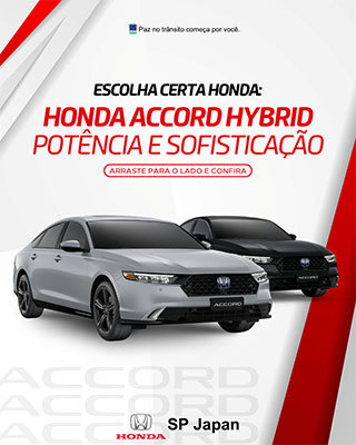 Honda Accord Hybrid - Potência e Sofisticação