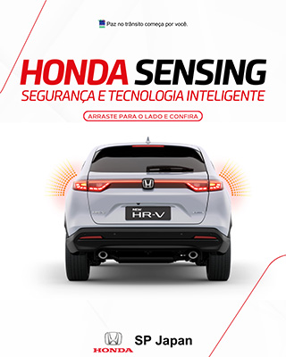 Honda Sensing - Segurança e Tecnologia Inteligente