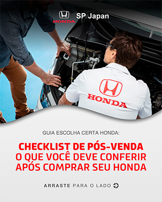 Checklist de Pós-Venda - O que conferir após comprar seu Honda