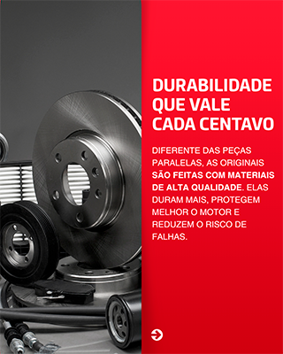 Peças Originais - Garantia de funcionamento e durabilidade do seu Honda